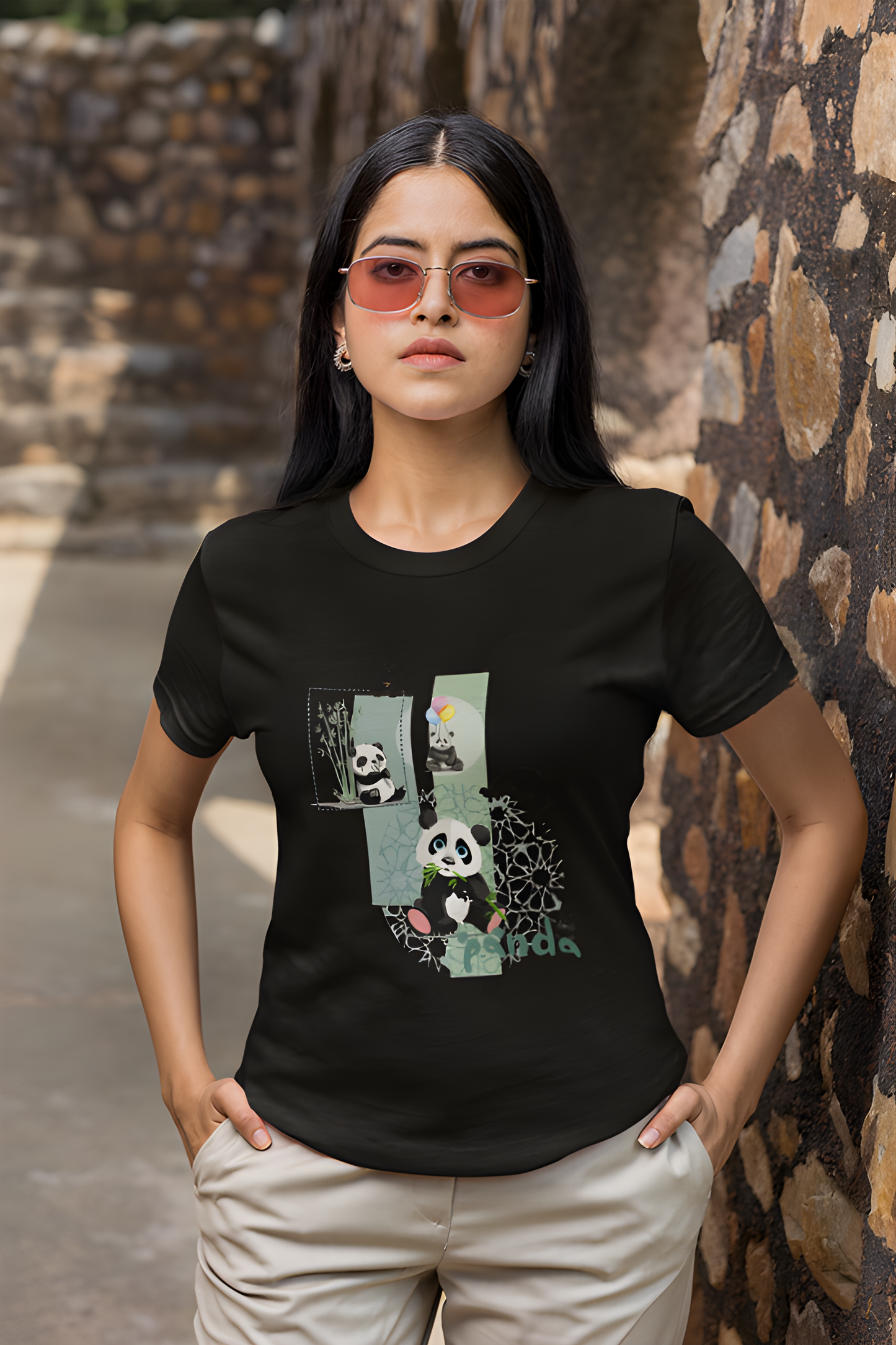 Stay Cute, Stay Bamboo’d Printed T-Shirt